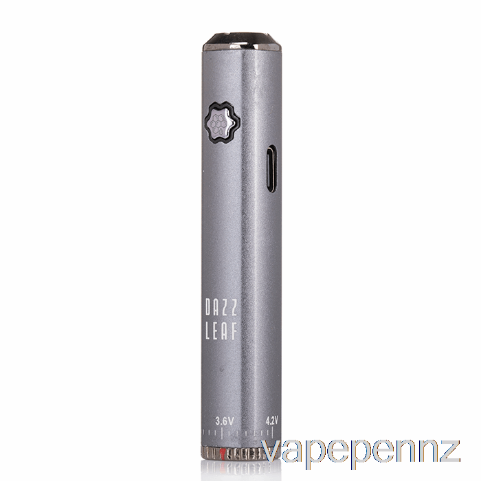 DAZZLEAF SQUARii Bottom Twist 510 Battery Dark Grey VAPE NZ